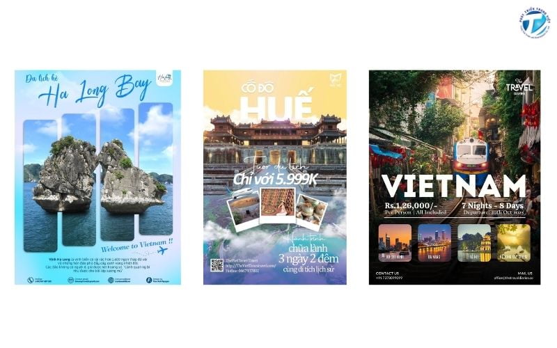 Mẫu poster quảng cáo du lịch cho doanh nghiệp lữ hành